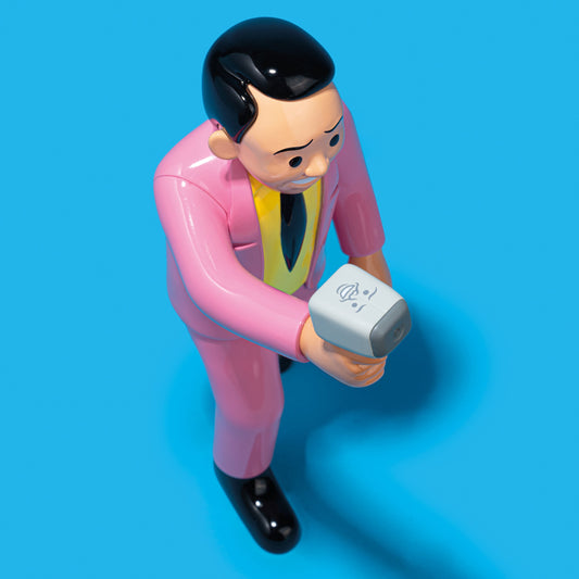 Idiotmeter Man (Pink)