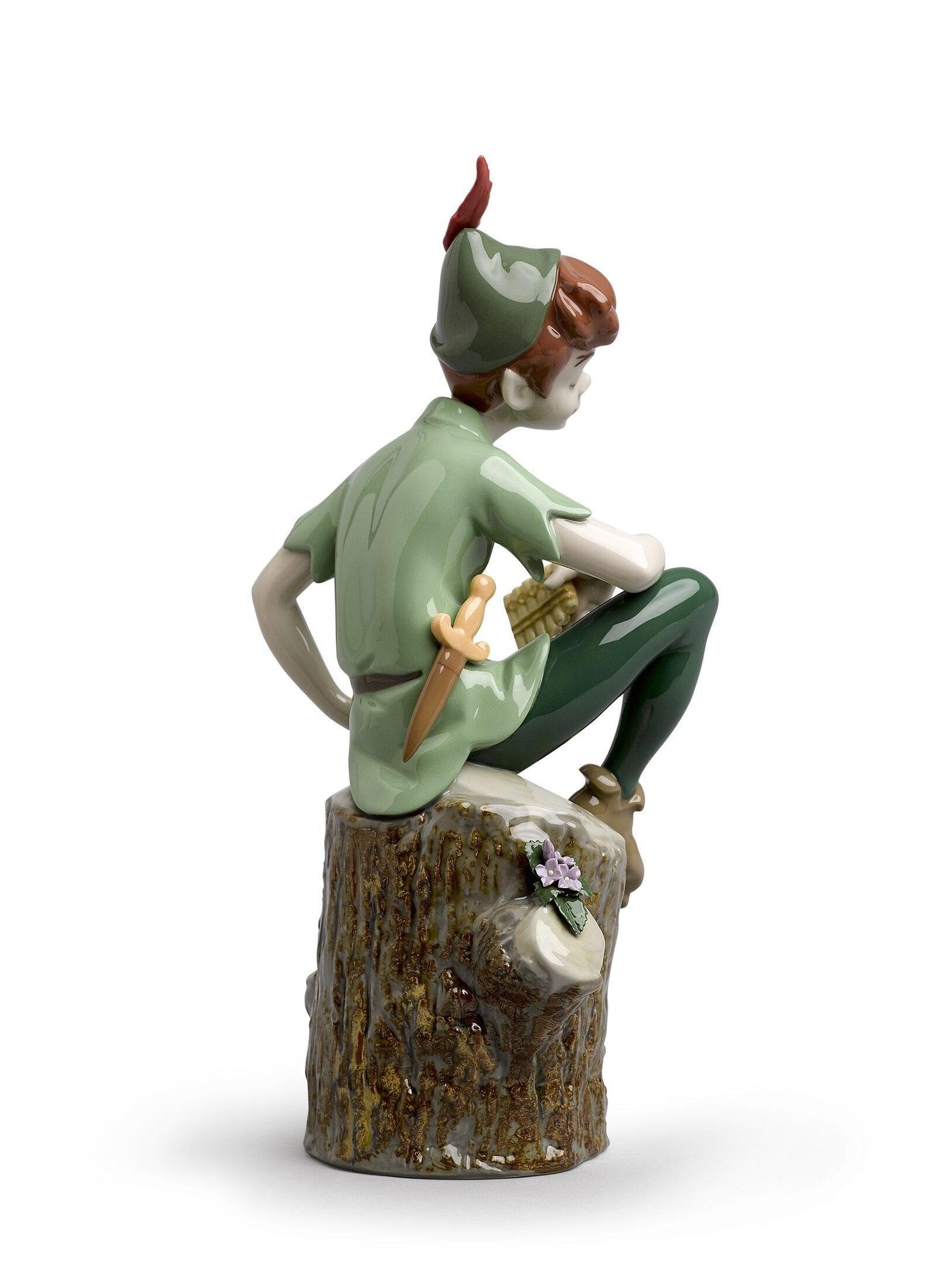 Lladro x Disney - Peter Pan Figurine - Handmade in Spain - Open Edition - PopArtFusion