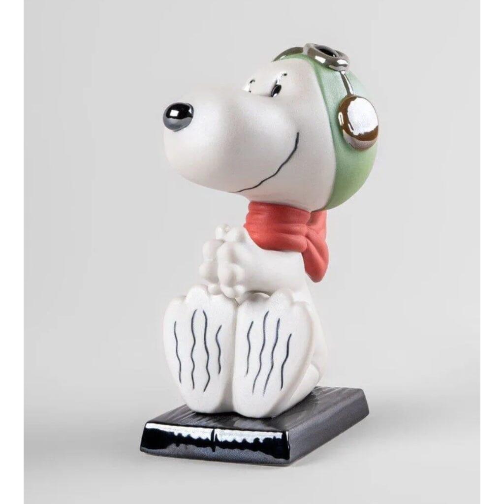 Pop Art Fusion - PopArtFusion - Lladro Lladro x Peanuts™ - Snoopy™ Flying Ace Figurine - Porcelain Handmade in Spain - Open Edition 01009529 popartfusion.com by Conectid
