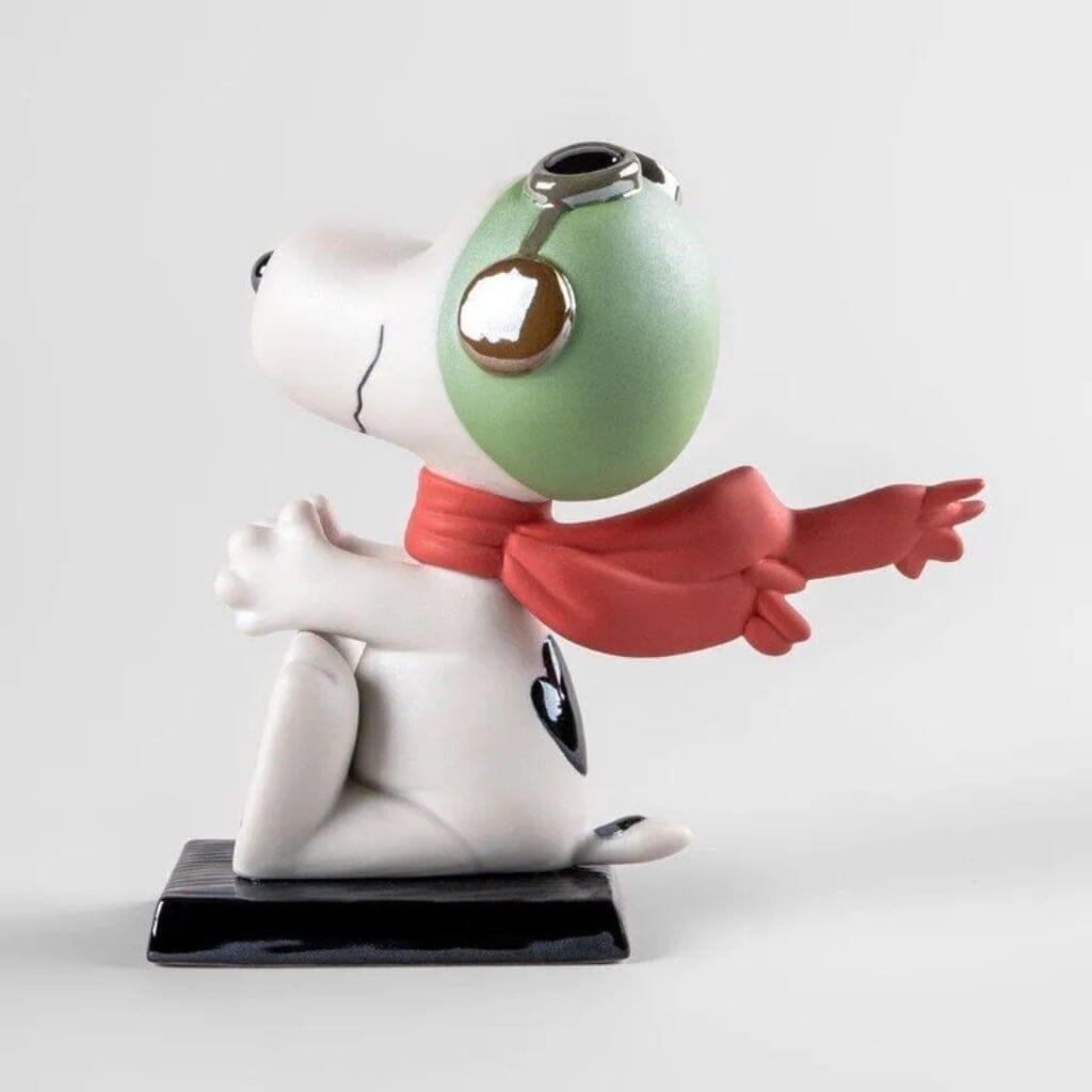 Pop Art Fusion - PopArtFusion - Lladro Lladro x Peanuts™ - Snoopy™ Flying Ace Figurine - Porcelain Handmade in Spain - Open Edition 01009529 popartfusion.com by Conectid